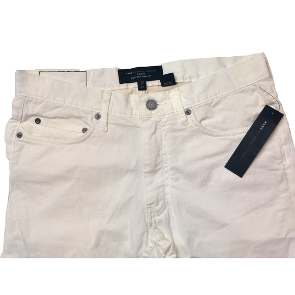 Marc by Marc Jacobs Canvas White New Uniform Fit Straight Leg Jeans 30x34 - Picture 13 of 16